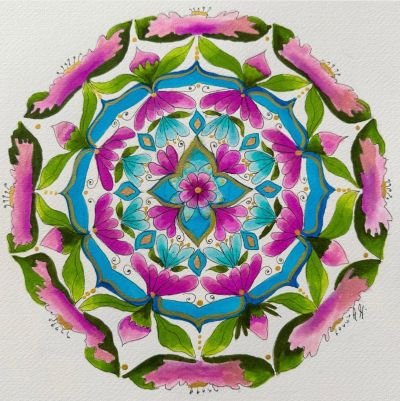 Mandala Chacana dance Flowers
