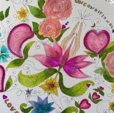 Mandala Chacana dance Flowers