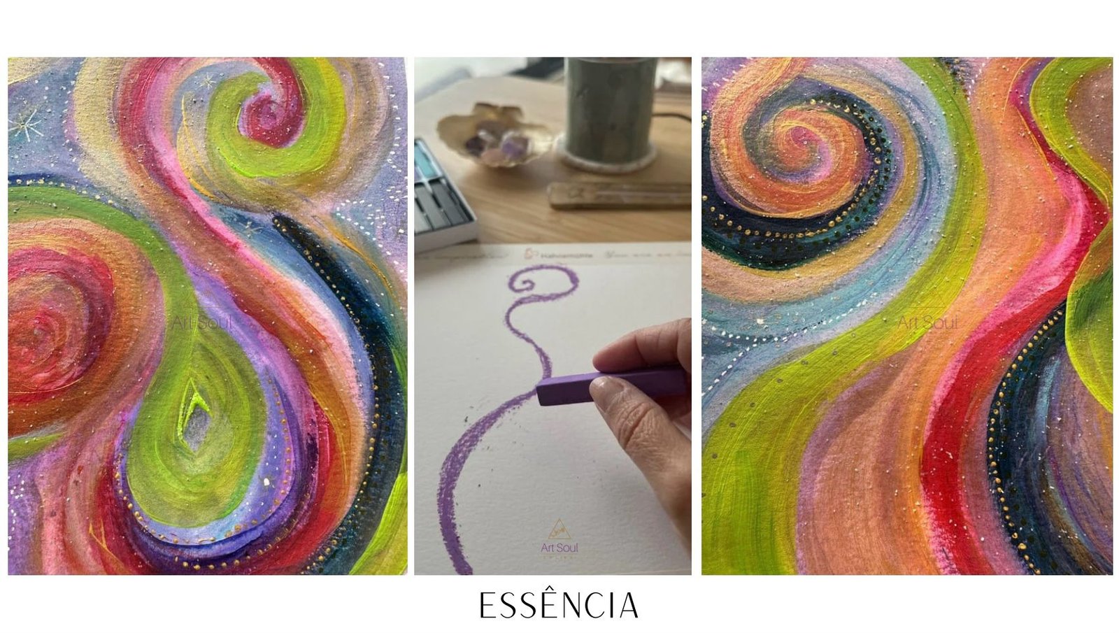 Ana Santiago, a artista, a sorrir.